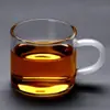Taza de Té de Vidrio con Asa Taza de Té Transparente Taza de Té Resistente al Calor Taza Juego de Té Kung Fu Taza Espesa para Cata de Té