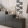 50 peças de adesivos de parede mini mosaico espelhado autoadesivos para parede de fundo de sala de estar, cozinha, banheiro, vendas diretas da fábrica