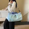 Bolsa de Viaje de Moda Portátil para Mujer, Almacenamiento, Ligera, Gran Capacidad, para Nadar, Deportes, Fitness, Viajes Cortos, Viajes de Negocios, Bolsa de Equipaje
