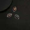 Joyería de Piedra Popular de Europa y América El Más Vendido de Amazon Collar con Colgante Bordeado de Múltiples Materiales de Jade Cristal Rosa
