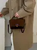 Bolso de Moda Transfronterizo Bolso Cuadrado Pequeño para Mujer 2026 Nuevo Bolso Cruzado Retro de Moda Estilo Coreano de Nicho Bolso de Hombro Texturizado