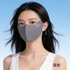 Mascarilla de Protección Solar para Mujeres con Buen Aspecto, Anti-UV, Protección Ocular, Mascarilla de Protección Solar, Mascarilla Transpirable de Seda Helada Sin Costuras, Protección Solar