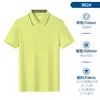 Camisa Polo de Cuello Rayado Ropa de Trabajo Personalizada Camisa Publicitaria Uniforme de Trabajo Camiseta de Manga Corta con Logo Bordado Nuevo Estilo de Verano