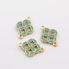 Shangjia cobre puro gota de aceite moneda de cobre colgante conector Hanfu estilo antiguo tocado accesorios para el cabello accesorios de joyería diy