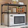 Estante de Almacenamiento de Cocina Piso Estante de Almacenamiento Multicapa Encimera Doméstica Estante para Horno de Microondas Estante de Almacenamiento para Fregadero Estante para Condimentos