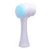 Escova de Limpeza Facial 3D Dupla Face, Dispositivo de Limpeza Facial de Silicone com Cerdas Macias, Escova de Limpeza Facial Manual Doméstica, Ferramenta de Limpeza Facial, Limpeza Profunda dos Poros