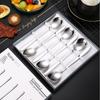 Cuchara Coreana de Acero Inoxidable para Hogar 304 Cuchara Sopera Condimento Vajilla de Alto Valor Cuchara Cuchara para Arroz Cuchara para Mezclar