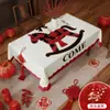 Mantel Rojo de Año Nuevo Estilo Chino Decoración Festiva Mesa de Banquete Mesa de Café Mantel Mantel Impermeable Auspicioso