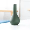 Cerâmica Fosca Areia Clara Colorida Pequeno Vaso Artesanato Estilo Europeu Feito à Mão Fosco Azul Escuro Rosa Grande Amarelo Dourado Verde Escuro