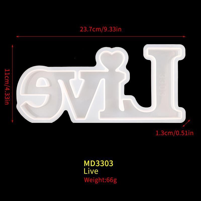 20210202hello和blessedlive字母模具