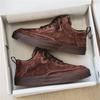 Zapatillas de deporte de estilo británico para hombre, nuevas zapatillas bajas retro de primavera y otoño, zapatos deportivos casuales, zapatos de moda de color sólido para hombre.