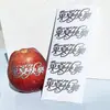 Pegatinas de Marca de Agua Mágica para Nochebuena Pegatinas de Decoración de Manzana Navideña para Regalos Pegatinas de Feliz Navidad