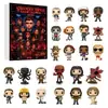 Calendario de Adviento de Hombre de Jengibre Stranger Things Navideño Transfronterizo Caja Sorpresa Decoración de Árbol de Navidad Adorno Acrílico