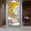 Pintura Decorativa de Entrada Ruyi de Caqui Estilo Chino Nuevo Mural de Pasillo Moderno Simple Lujo Ligero Pintura Colgante para Sala de Estar Venta al por Mayor