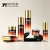 Conjunto personalizado de frascos plásticos para salão de beleza para produtos de skincare, frascos spray PETG substituíveis, frascos para loção, potes para creme, resistentes a quedas