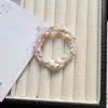 Scrunchie de Cetim Plissado Cor Sólida de Alta Qualidade Estilo Coreano, Elástico Elegante de Alta Elasticidade para Rabo de Cavalo, Corda de Cabelo Simples Elástica