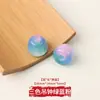Joia estilo chinês cores tontas contas redondas grandes com furo resina Pulseira de miçangas DIY