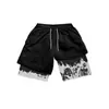 2026 Amazon Shorts Casuais Masculinos de Verão Estampados Retos Resistentes ao Desgaste Diários Respiráveis Versáteis Shorts Atacado