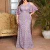 Vestido de Noche de Banquete para Mujer, Nuevo Vestido Largo Elegante de Cola de Pez de Alta Gama para Sociales, Adecuado para Reuniones Anuales y Anfitrionas