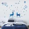 Sk9181 Cervo Luz Estelar Azul Estilo Escandinavo Sala de Estar Moderna Varanda Quarto Parede de Fundo de TV Decoração Adesivo de Parede