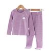 Conjunto de Roupas e Calças de Outono para Crianças Conjunto de Roupa Íntima Espessa de Outono e Inverno para Bebês Conjunto de Pijama Quente para Meninos e Meninas Venda por Atacado