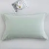 Fundas de almohada de algodón 100% cepillado 48x74 cm, juego de dos, fundas para cojines de algodón puro para adultos, tamaño grande 50x80 cm, pieza única