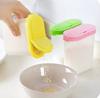 Tarro Ovalado Creativo de Plástico de Grado Alimenticio para Condimentos Caja de Condimentos de Pimienta para Cocina con Tapa