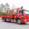 Camión grúa de un solo eje de 8 toneladas con caja de carga de 6,1 m es un popular superventas transfronterizo para transportar carbón y piedra