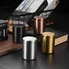 Suporte de Palito de Dente de Aço Inoxidável Suporte de Armazenamento para Sala de Estar Doméstica Suporte de Palito de Algodão Hotel Restaurante Suporte de Palito Criativo Simples Portátil
