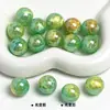Ding Yi K16 Luna Fría Chapado Color Ópalo Degradado Cambiante de Color Perlas Agujero Recto Material para Joyería DIY Lanyard de Teléfono Pulsera Accesorios