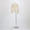 Maniquí Femenino Estilo Coreano, Maniquí de Medio Cuerpo con Torso Plano, Soporte de Exhibición para Tienda de Ropa, Soporte de Maniquí Corporal, Maniquí de Cuerpo Completo