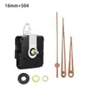 Movimiento de reloj silencioso DIY en stock transfronterizo, eje largo, segundero continuo, movimiento para reloj de pared, 4 tipos de manecillas de madera de nogal, movimiento de reloj