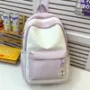 Mochila estilo INS nicho estudiante de secundaria chica versátil gran capacidad simple alta apariencia mochila para estudiante mujer