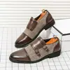 Sapatos Casuais Masculinos de Couro de Tamanho Grande Transfronteiriços 2026 Nova Coleção Primavera Mocassins Slip-On Sapatos Masculinos da Moda Slip-On Preguiçosos