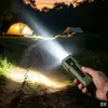 Linterna multifuncional nueva, luz para bicicleta, power bank, luz de advertencia roja y azul, luz de trabajo con pantalla de potencia digital