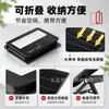 Nuevo foco LED solar plegable, luz de jardín exterior con sensor de radar, luz de pared con control remoto y temporizador