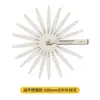 Calibrador de espesores de acero inoxidable de fabricante 0.01-1.0 acero al manganeso acero inoxidable 304 100 mm 150 mm