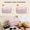 Bestseller transfronterizo: Bolsa de almacenamiento impermeable para mujer, portátil, azul claro, de TPU, con compartimento para cepillo anti-manchas