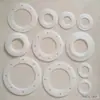 Junta de brida de silicona especial con forma personalizada, junta de sellado blanca de caucho de silicona de gran diámetro