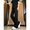 Pantalones casuales estilo americano para hombre, nuevos pantalones holgados rectos de pierna ancha con caída para primavera y otoño, pantalones deportivos de cintura alta de moda