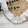 Encaje plisado bordado de algodón hueco de 6 cm DIY Ropa para mujer Manualidades para niños Cuello Faldas Accesorios Accesorios