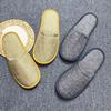Pantuflas Desechables Específicas para Hotel para Verano, Adecuadas para Casas de Huéspedes, Salones de Belleza y Uso en el Hogar, Lona Engrosada, Antideslizantes, Venta al por Mayor