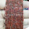 Cuentas de tubo de 4*2 mm, cuentas cilíndricas largas, accesorios para joyería, pulsera DIY, cuentas espaciadoras de tubo recto, productos semiacabados