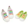 Cordones Elásticos Sin Atar para Tenis, Cordones Elásticos de Silicona para Hombres, Mujeres y Niños, Coloridos