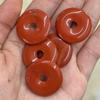 Simples Mais Vendido 25MM Novo Estilo Chinês DIY Acessórios de Joalheria Acessórios para Pulseira de Mão Ametista de Pedra Natural Tecido Fivela da Paz