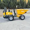 Cargadora de Ruedas Exportada a Europa, Camión Volquete de Descarga Frontal de 1.3 Toneladas, Volquete Diésel de Tres Cilindros