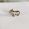 Pequeños adornos de cerdo de metal, micro paisaje, bonsái, cerdo, regalo de cumpleaños hecho a mano, pequeños adornos de escritorio