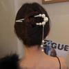 Grampo de Cabelo em Forma de U Feminino Sentido de Alto Padrão Parte de Trás da Cabeça Cabelo Grampo de Cabelo Acessórios para Vestido Cheongsam Saia de Rosto de Cavalo Pente de Disco de Cabelo Artefato Adorno de Cabeça