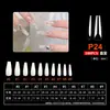 Arte de Uñas Arte de Uñas Ultra-delgado Sin Rastro Uso Extensión de Uñas Sin Limar Transparente Semimate Pegatina Completa Medio Pegatina Parche para Uñas