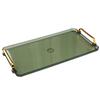 Bandeja para té bandeja hogar taza de té juego de té taza taza de agua té sala de estar bandeja de almacenamiento de doble capa soporte rectangular para tazas